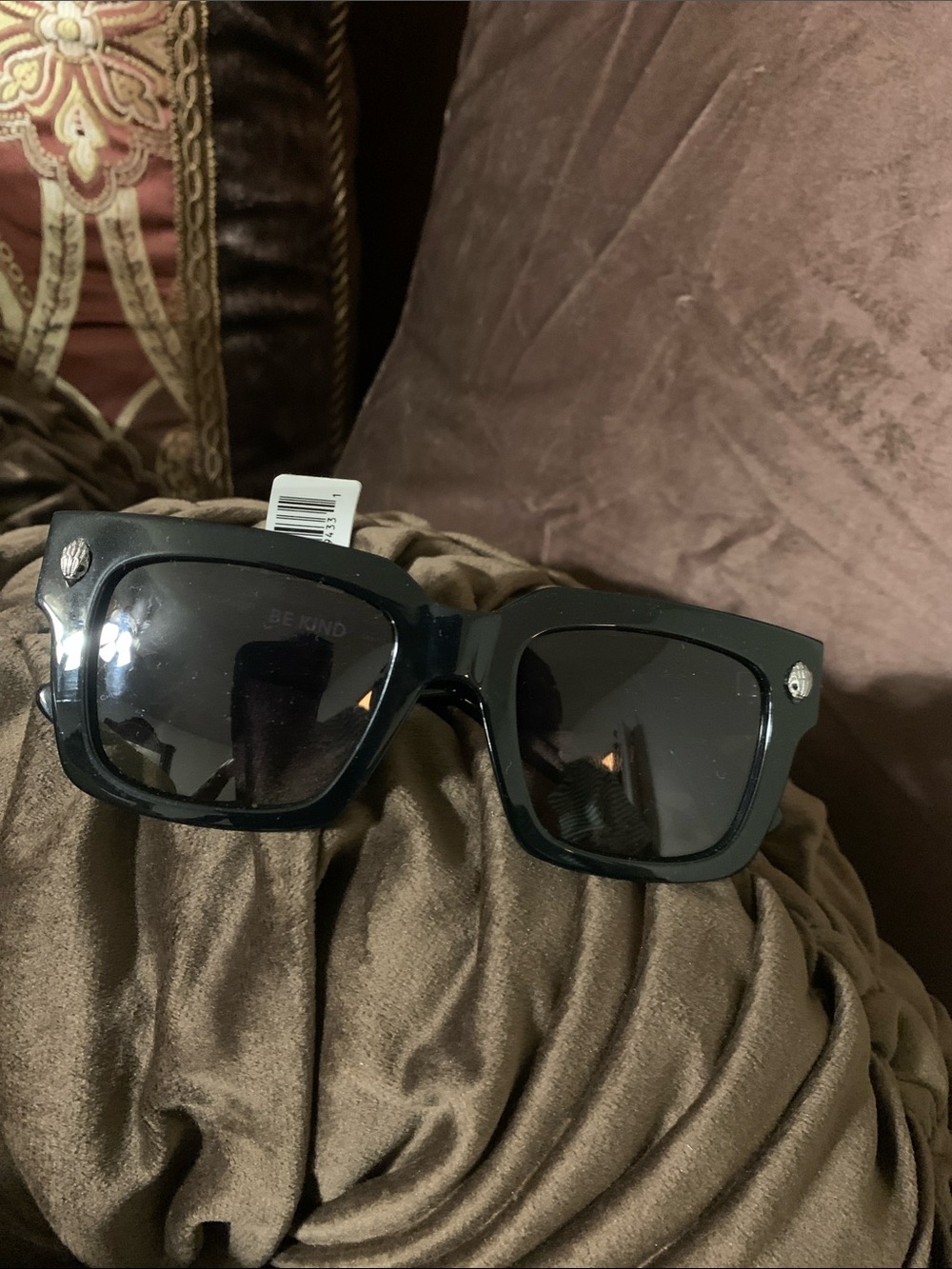 Kurt Geiger Black Square Sunglasses